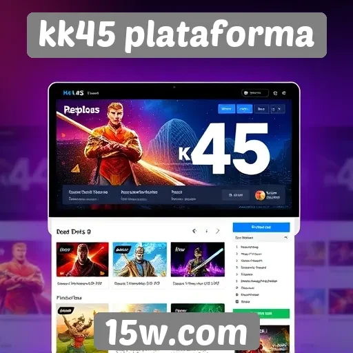 Novidades na interface do site kk45 plataforma
